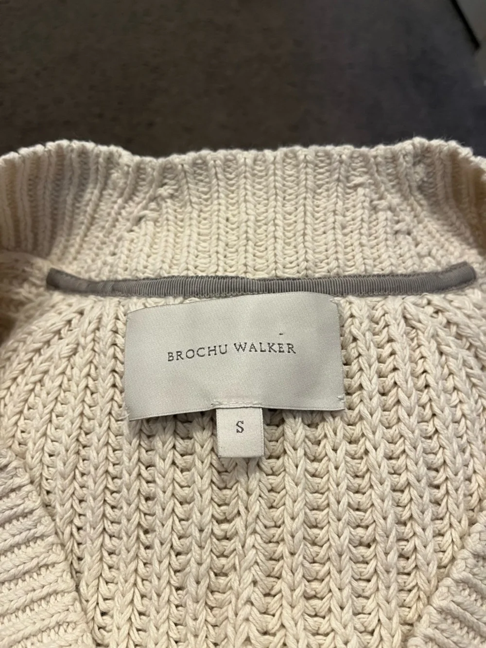 Brochu Walker Uma Sleeveless V-Neck Sweater Vest In Vanilla